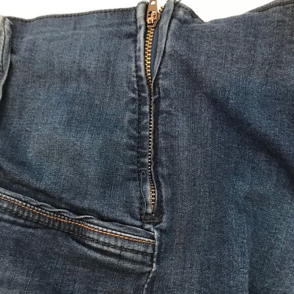 EightyTwo High-Waist Denin Mom Shorts sz 13 - Picture 6 of 8